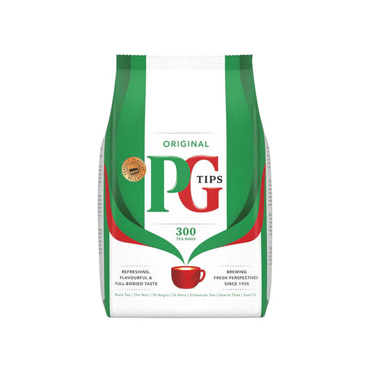 PG Tips Black Tea Bags Non-Pyramid, 80 Count (Pack of 1)