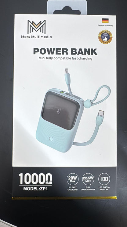 Mars MultiMedia 10000mAh Mini Power Bank