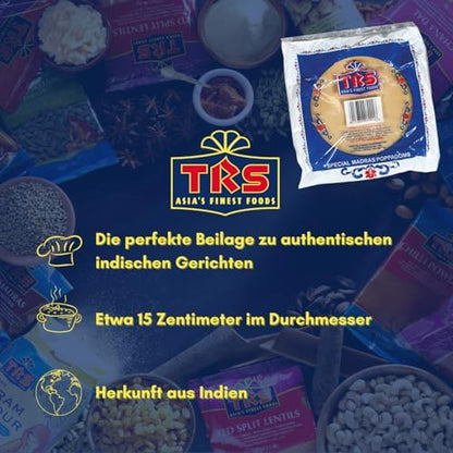 TRS Madras Poppadoms 1 x 200 g