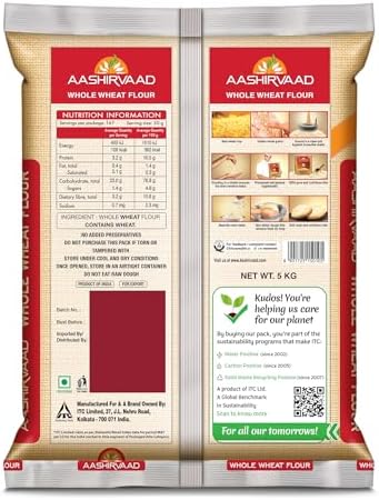 Aashirvaad Whole Wheat Flour Shudh Chakki Atta