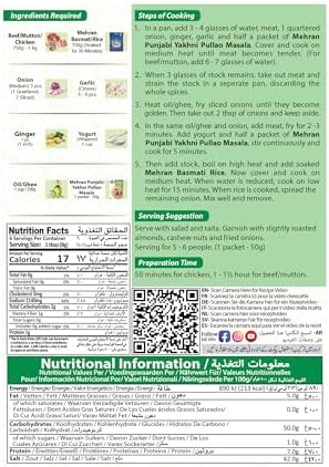 Mehran Punjabi Yakhni Pulao 50g
