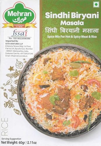 Mehran Sindhi Biryani Masala, 60g