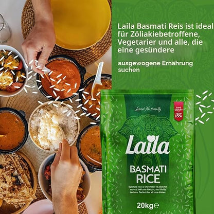Laila Basmati Rice 20kg