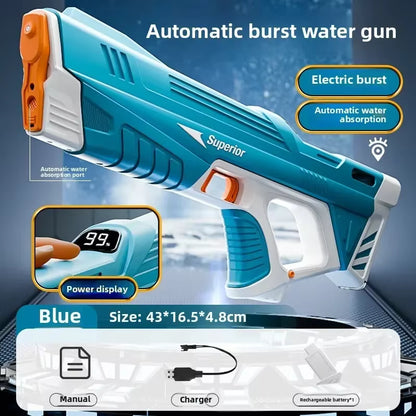 43cm Full Electric Automatic Water Storage Gun Toys