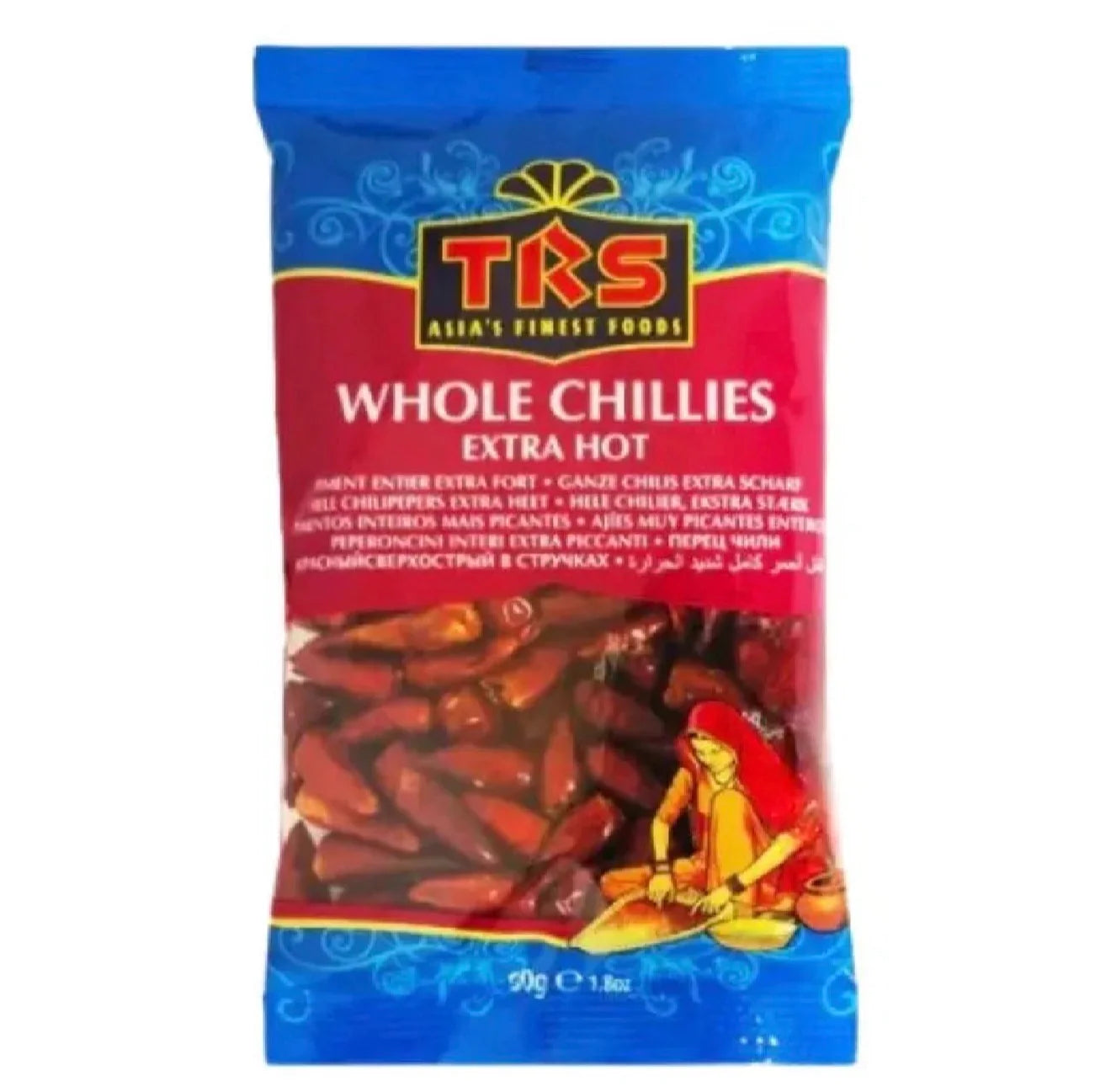 TRS Whole Chilli Ex Hot 50g