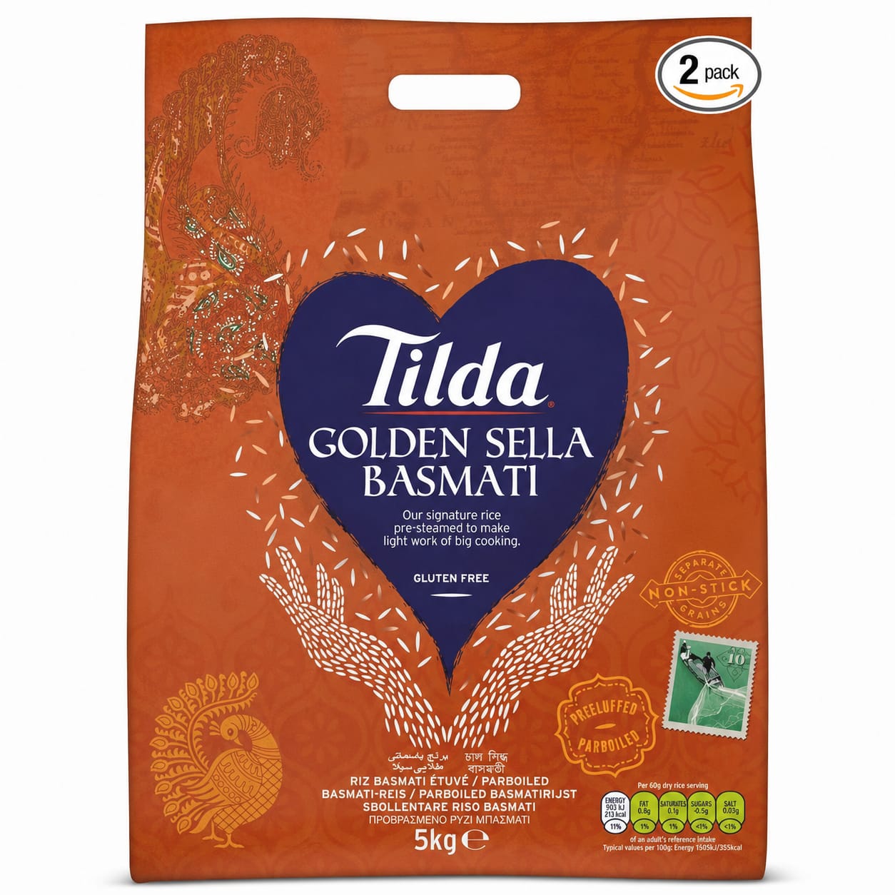 Tilda Golden Sella Basmati Rice 5 kg