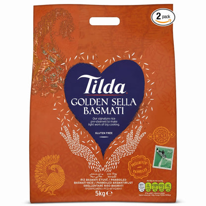 Tilda Golden Sella Basmati Rice 5 kg