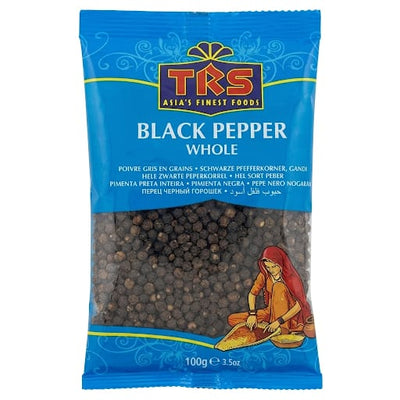 100g TRS Whole Black Pepper