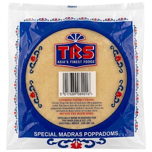 TRS Madras Poppadoms 200 g