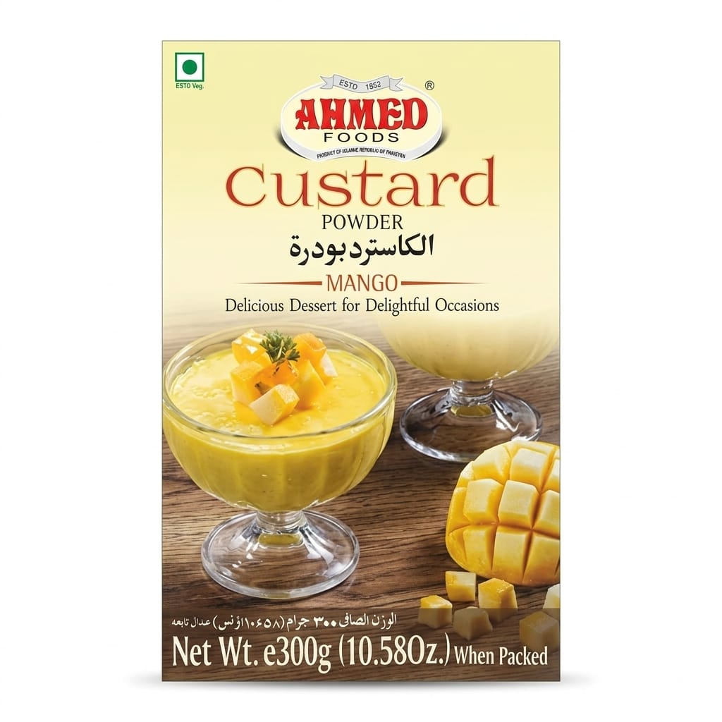 Ahmed Foods Mango Custard Powder, 300 g