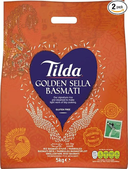 Tilda Golden Sella Basmati Rice 5 kg