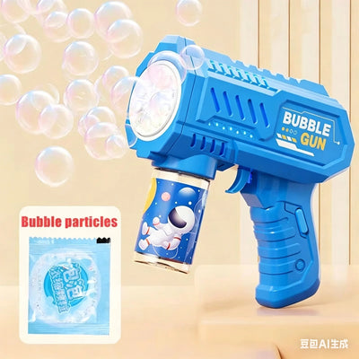 Fully Automatic Bubble Gun Rocket Bubbles Machine