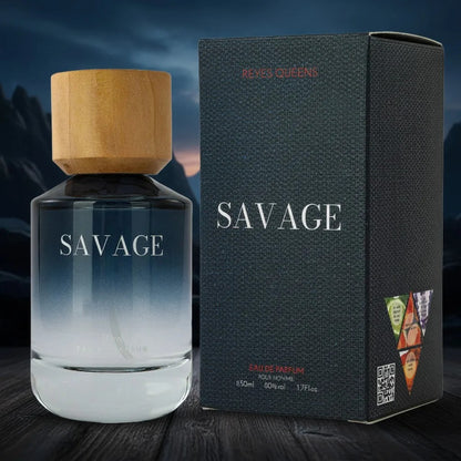 Pour Homme - 50ml Savage Perfume for Men, Long-Lasting Fresh, Spicy and Masculine Fragrance