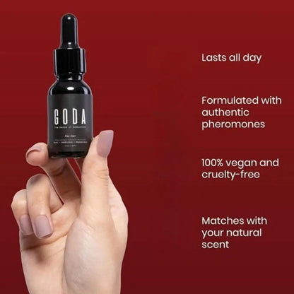 Goda The irresistible scent that amplifies you, and draws her in