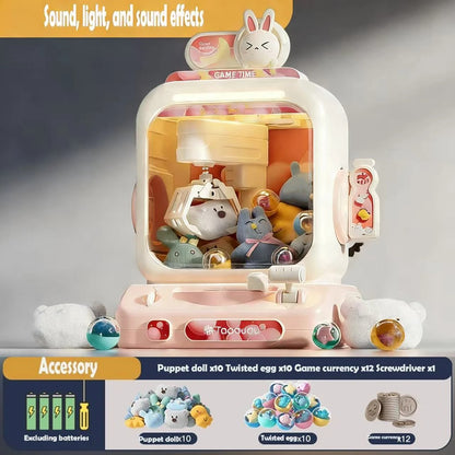 Large DIY Doll Machine Children's Coin Operated Game