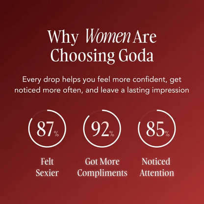Goda The irresistible scent that amplifies you, and draws her in