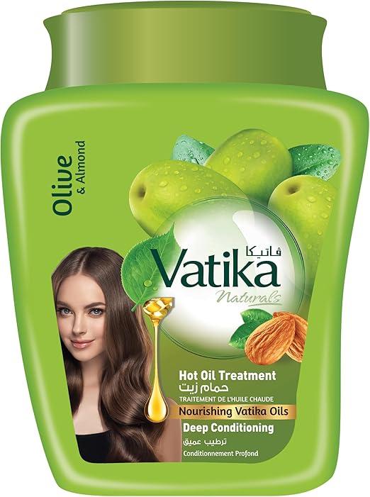 Vatika Naturals Hammam Zaith - Hot Oil Treatment | Enriched With Henna, Olive & Almond | Provides Deep Nourishment, Revitalizes Strength, Soften Hair - 500 g