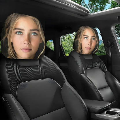 Funny Cartoon Car Headrest Covers universal fit