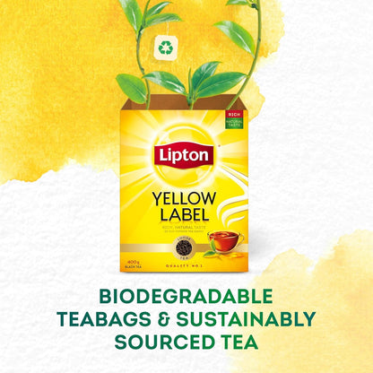 Lipton Tea Yellow Label, Black Tea, 400g